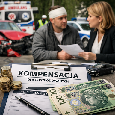 Компенсация по ДТП в Польше